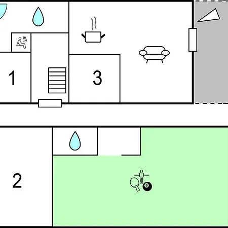 בית נופש With A Fireplace 02 *